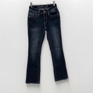 Jack David Low Rise Stretchy Embellished Contrast Stitched Denim Jeans Size 0